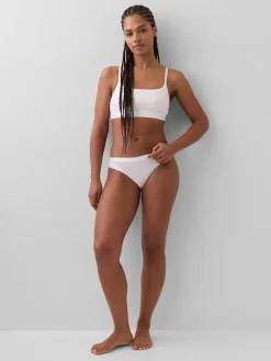 Organic Stretch Cotton Logo Bikini