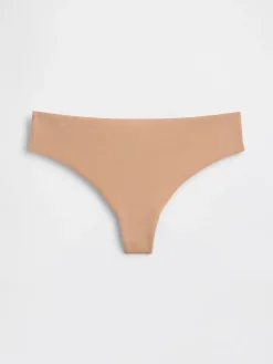 Organic Stretch Cotton No Show Thong