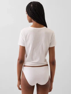 Organic Stretch Cotton No Show Bikini