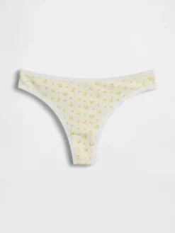 Organic Stretch Cotton Thong (3-Pack)