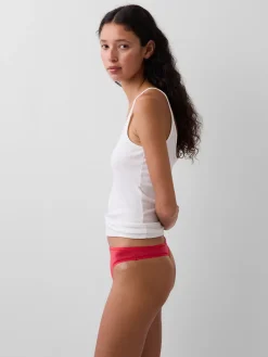 Organic Stretch Cotton Thong