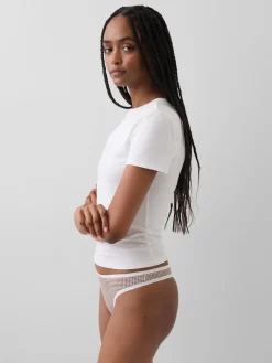 Organic Stretch Cotton Thong
