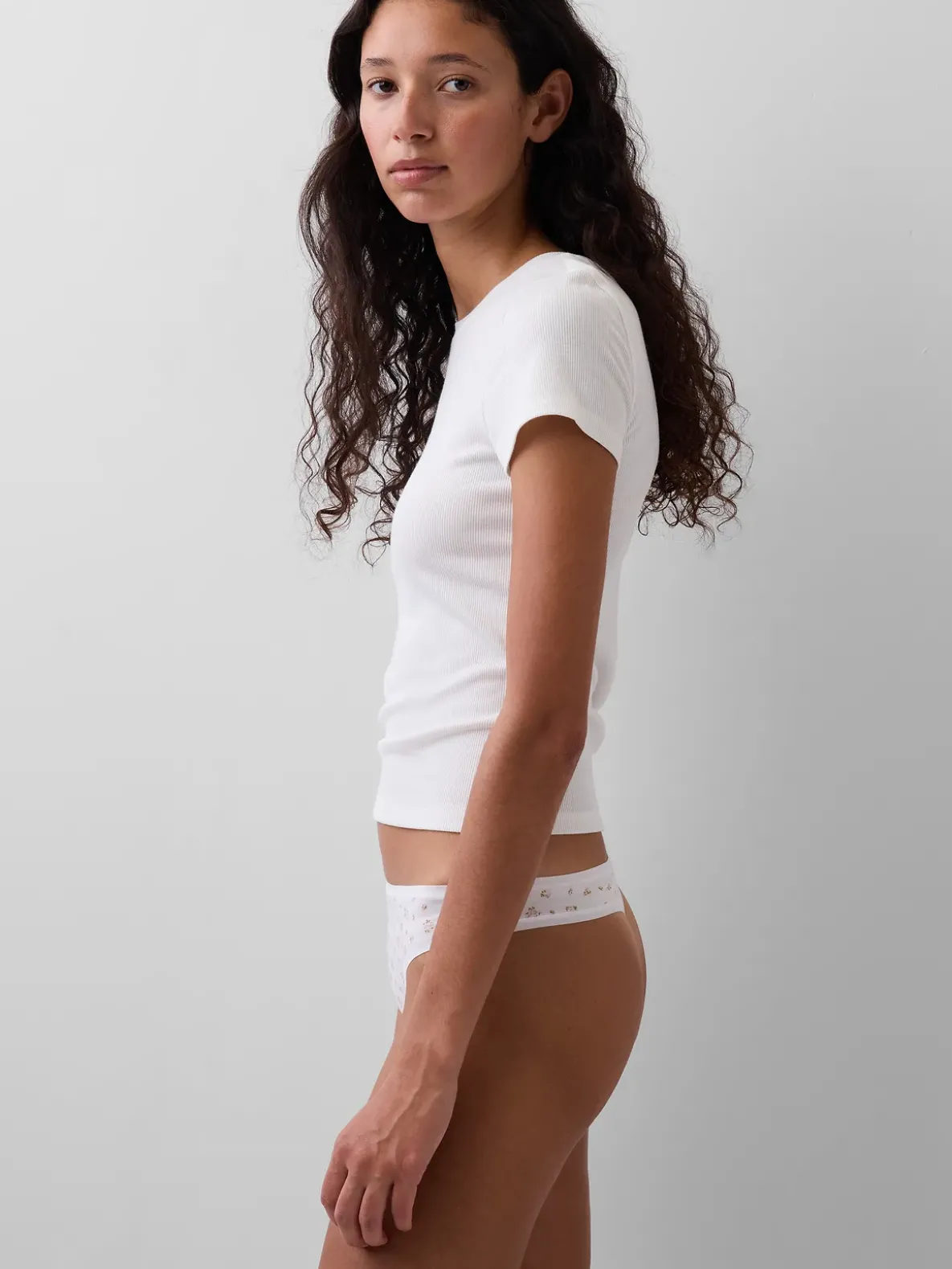 Organic Stretch Cotton Thong