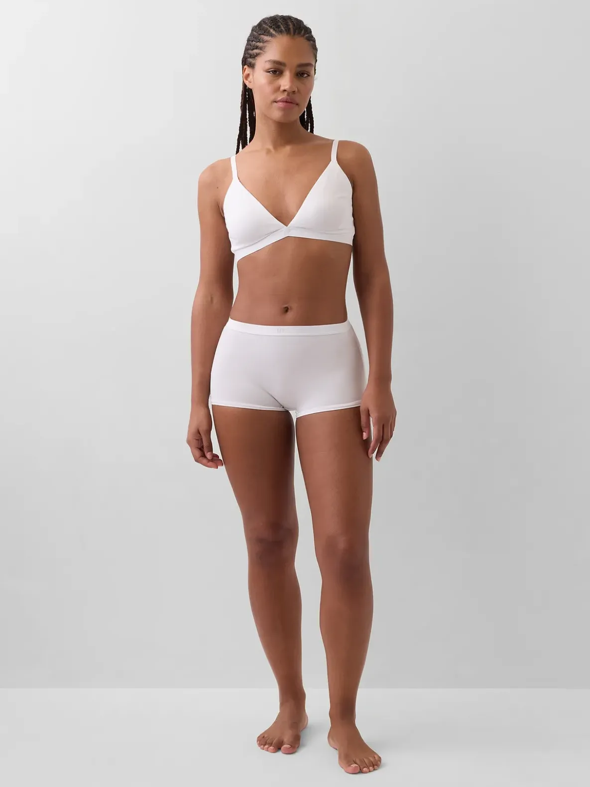 Organic Stretch Cotton Triangle Bra