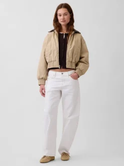 Oversized Bomber Jacket