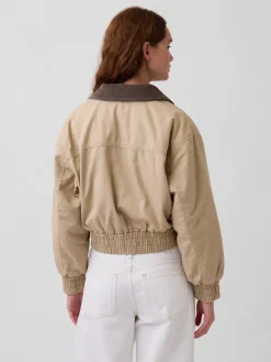 Oversized Bomber Jacket