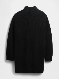 Oversized Turtleneck Mini Sweater Dress