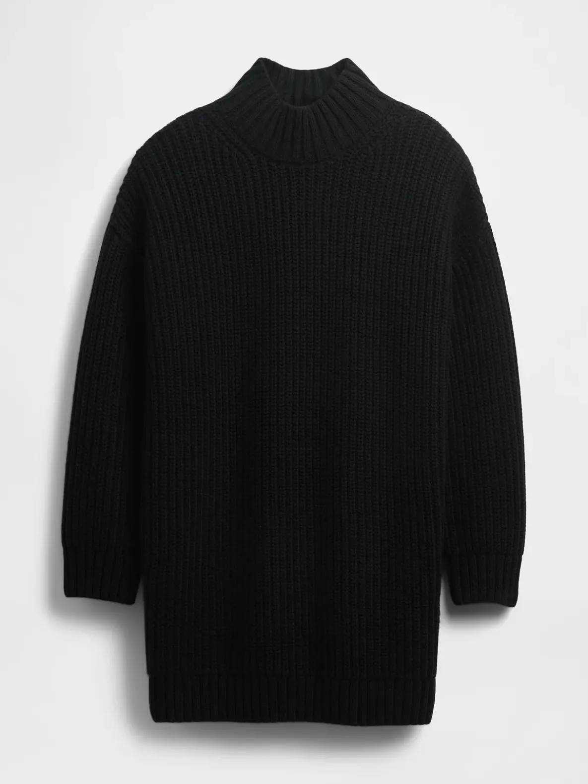 Oversized Turtleneck Mini Sweater Dress