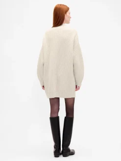 Oversized Turtleneck Mini Sweater Dress
