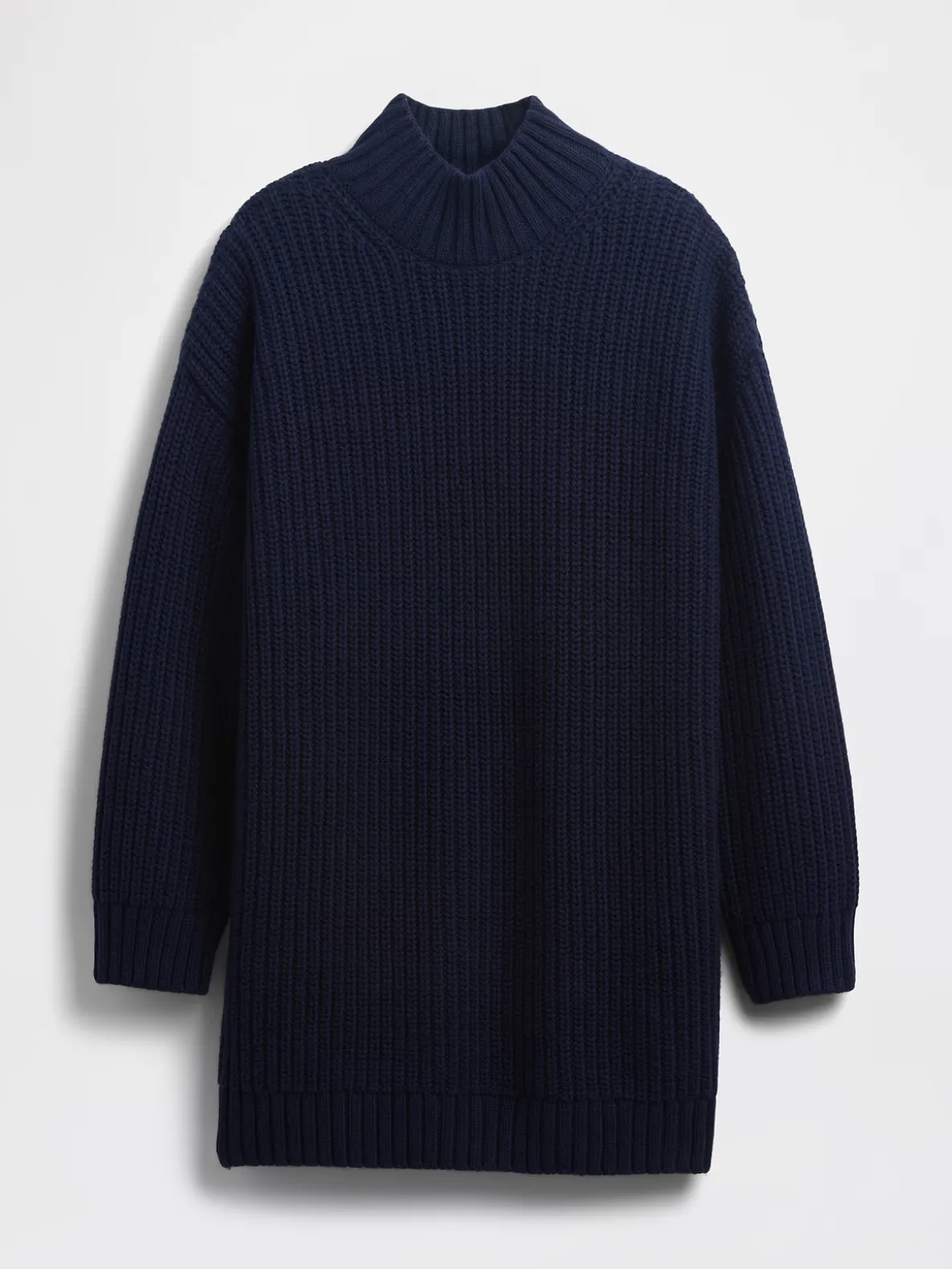 Oversized Turtleneck Mini Sweater Dress