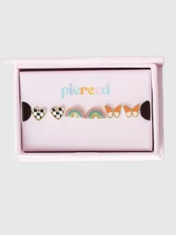 Pierced Co Bestseller Screwback Earring Set