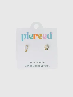 Pierced Co Birthday Party Screwback Earrings