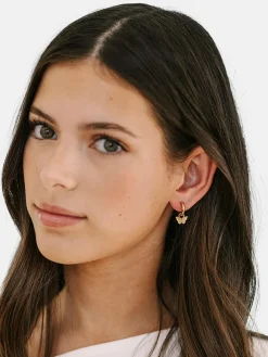Pierced Co Classic Butterfly Charm For Huggie Earrings
