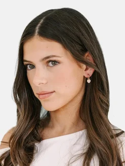 Pierced Co Peachy Heart Charm For Huggie Earrings