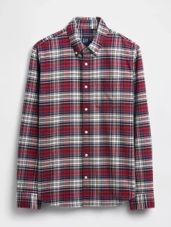 Plaid Oxford Button-Down Shirt