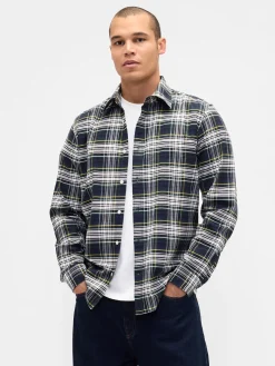 Plaid Oxford Button-Down Shirt