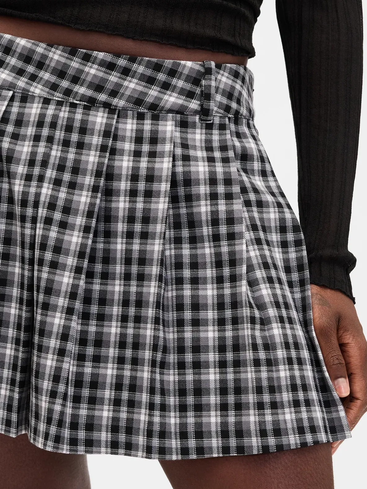 Pleated Mini Skort