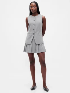 Pleated Mini Skort