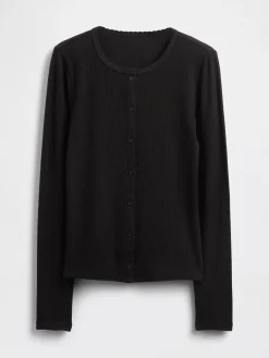 Pointelle Cardigan