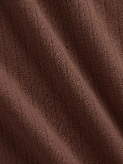 Pointelle Crewneck T-Shirt