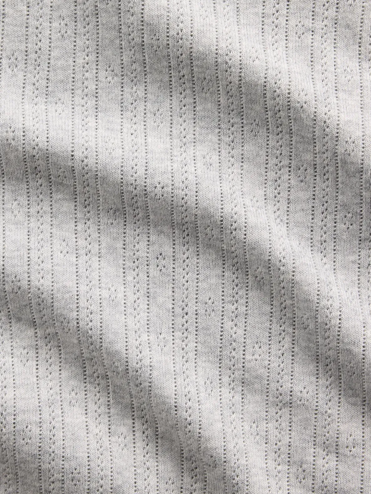 Pointelle Crewneck T-Shirt