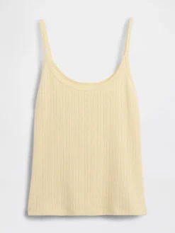 Pointelle Crop Cami