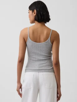 Pointelle Crop Cami