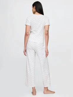 Pointelle Crop PJ Pants