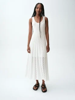 Pointelle Maxi Dress