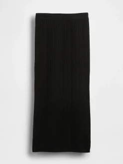 Pointelle Maxi Skirt
