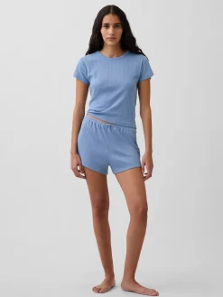 Pointelle PJ Shorts