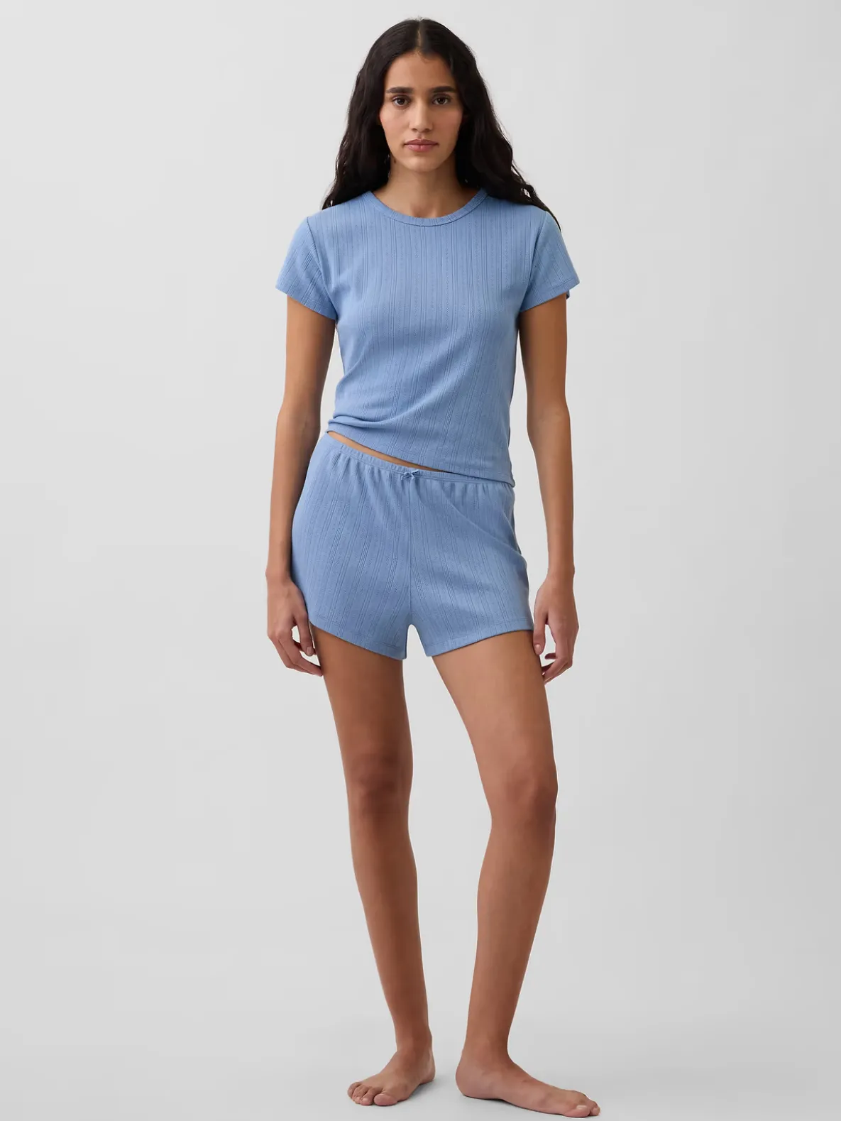 Pointelle PJ Shorts