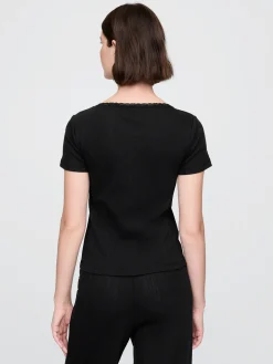 Pointelle PJ Top