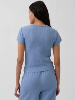 Pointelle PJ T-Shirt