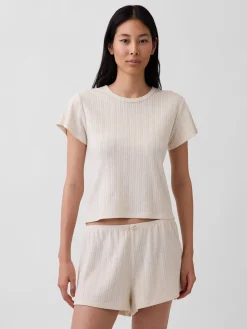 Pointelle PJ T-Shirt