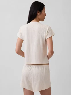 Pointelle PJ T-Shirt