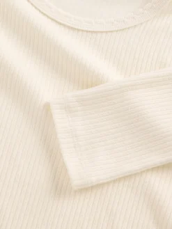 Pointelle Rib T-Shirt
