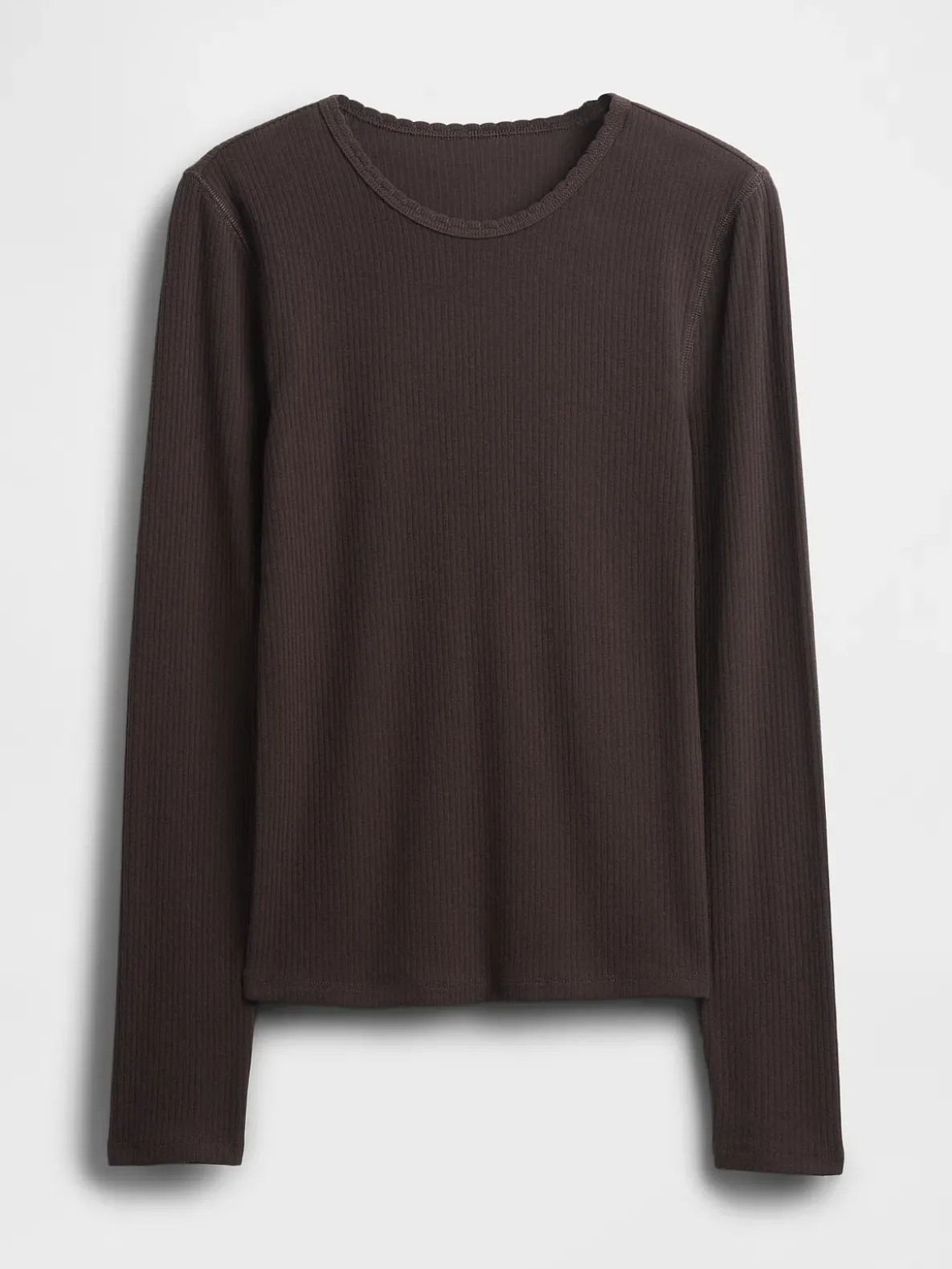 Pointelle Rib T-Shirt
