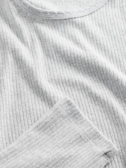 Pointelle Rib T-Shirt