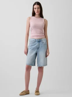 Pointelle Shell Tank Top