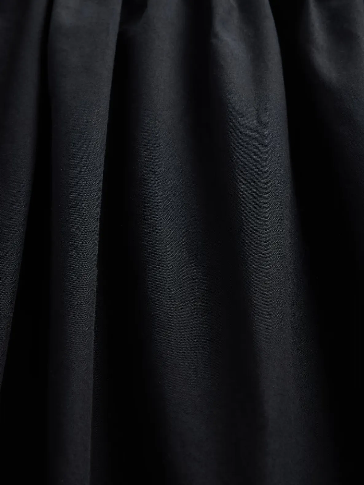 Poplin Drop-Waist Maxi Skirt