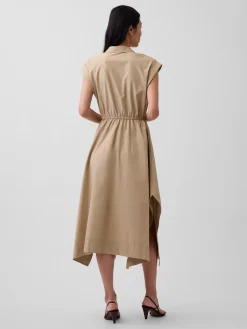 Poplin Handkerchief Shirtdress