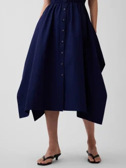 Poplin Handkerchief Shirtdress
