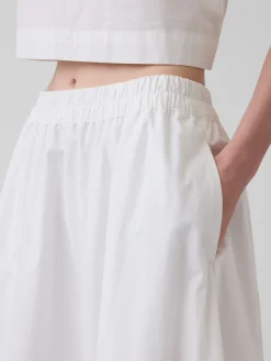 Poplin Maxi Skirt