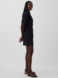 Poplin Mini Shirtdress