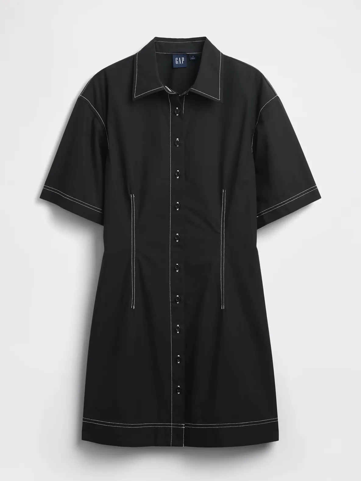 Poplin Mini Shirtdress