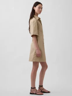 Poplin Mini Shirtdress