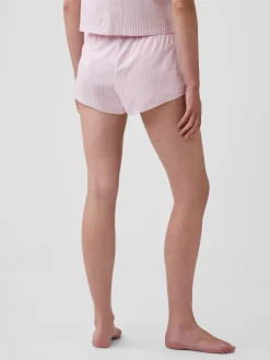 Poplin Stripe Bloomer PJ Shorts