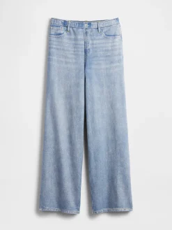 Printed Baggy Sweatpant Jeans