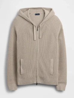 Raglan Sweater Zip Hoodie